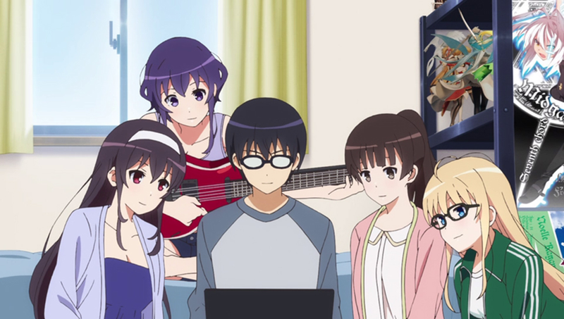 Illustration for article titled Saekano Uses Well-Written Characters to Explore Rom-Com Clichés